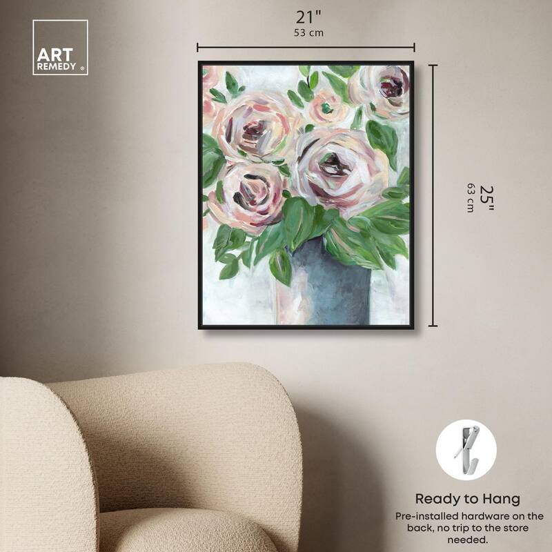 Flowers from my Garden Canvas by Art Remedy
