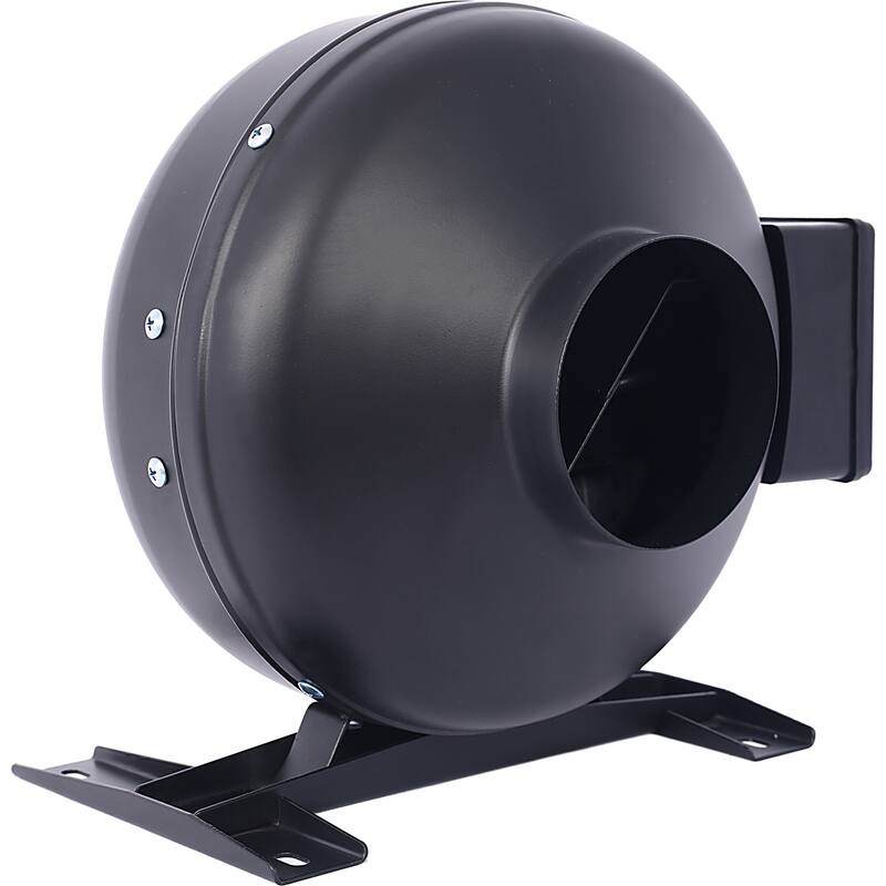 4-Inch 316 CFM Inline Duct Fan: Air Circulation Vent Blower for Hydroponics, Basements, and Kitchens