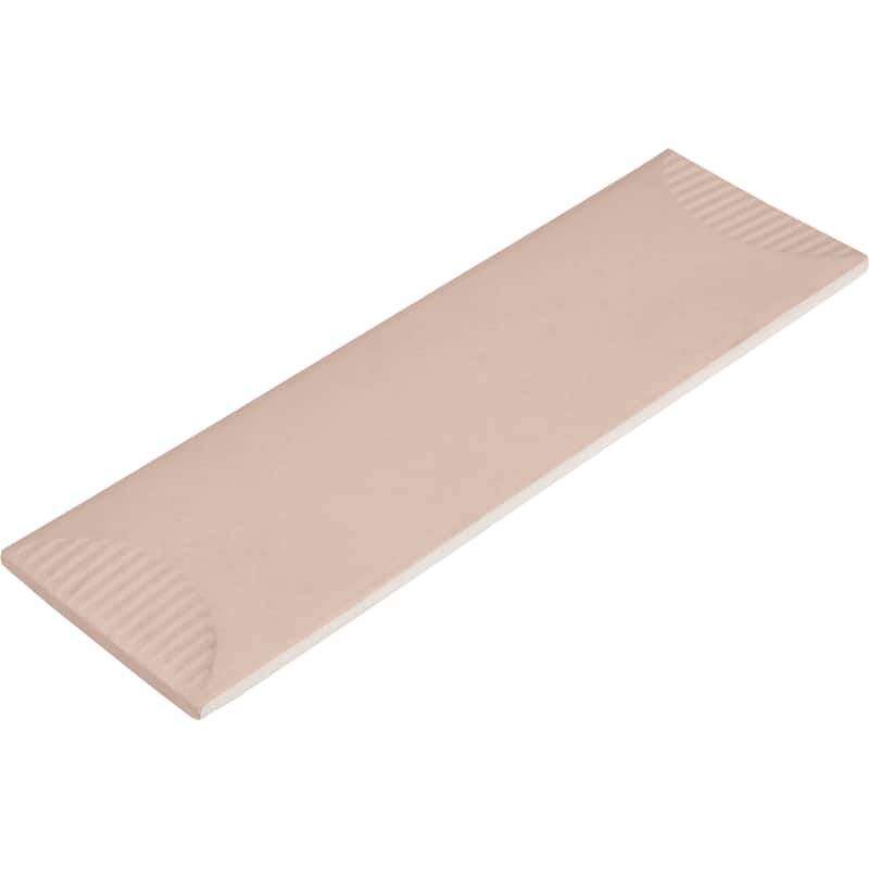 Daltile Stencil 4" x 12" Glazed Porcelain Half Moon Wall Tile (20 PC Per Carton) (5.81 SQFT Per Carton)