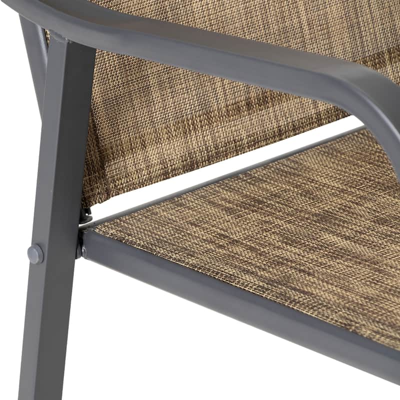 Outdoor Patio Bar Stool Chair Set Lightweight Bar Chairs
