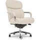 preview thumbnail 27 of 65, La-Z-Boy Sutherland Quilted Leather Executive Office Chair - High Back with Lumbar Support