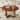Round Coffee Table Faux Rattan Woven End Table Side Table Center Table