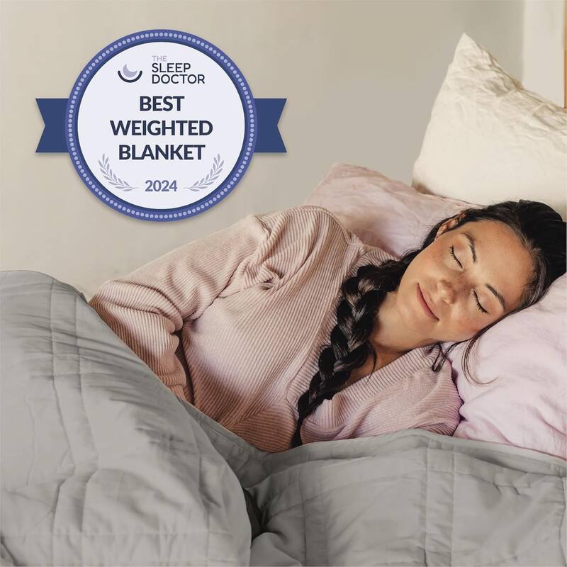 Cool Cotton Weighted Blanket - 25lbs King