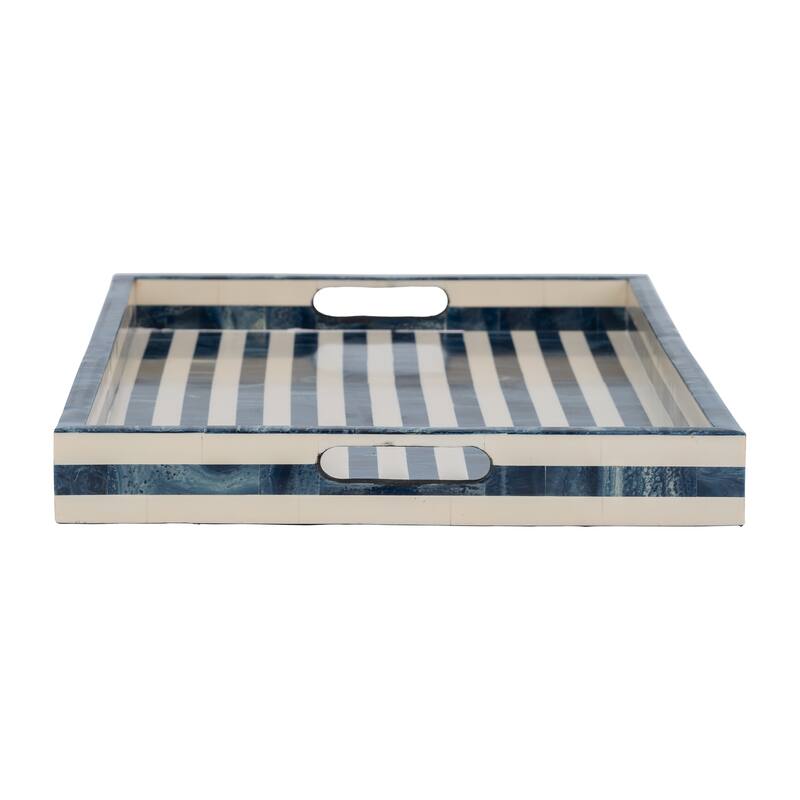 Sagebrook Home Decorative Trays, Set of 3 - 24" x 15" x 2"