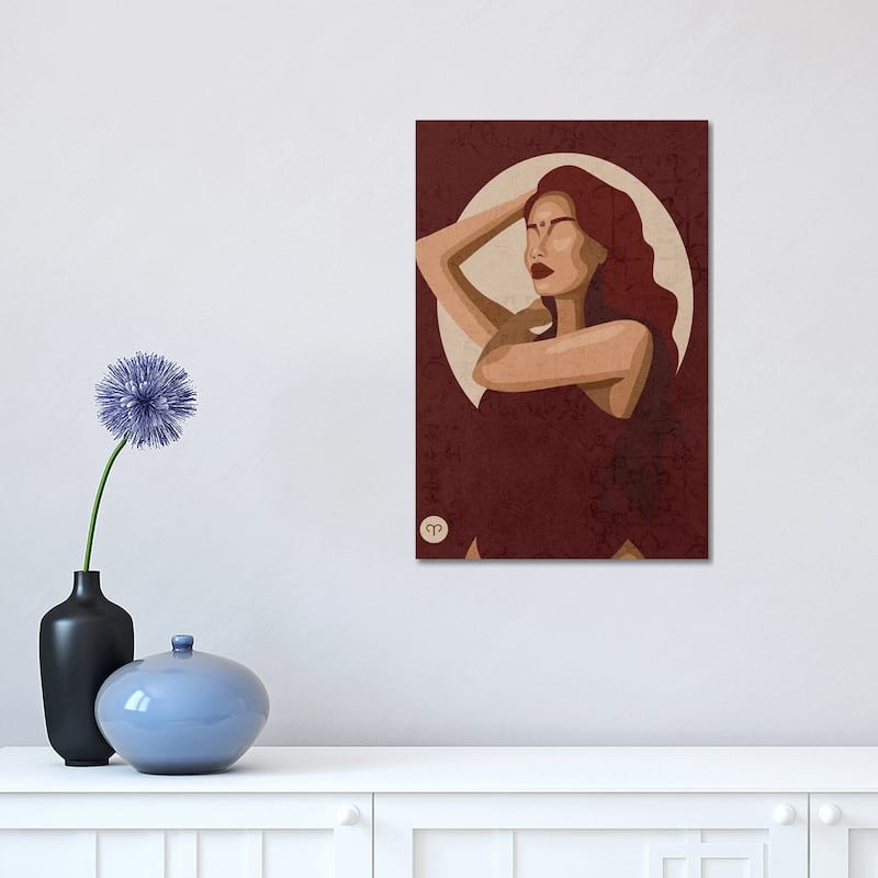 iCanvas "Zodiac Sign | Aries" by Phung Banh Canvas Print - 18x12x1.5