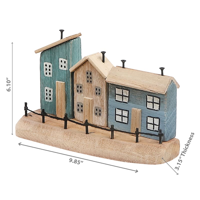 IH Casa Decor Wooden Triple Houses By The Seashore