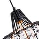 preview thumbnail 8 of 7, Maxax 1 - Light Single Drum Pendant with Crystal Accents