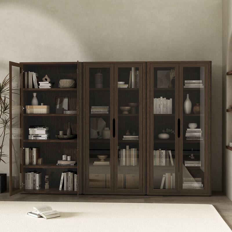 Manhattan Comfort Rivington Modern 38 In Bookcase Cabinet