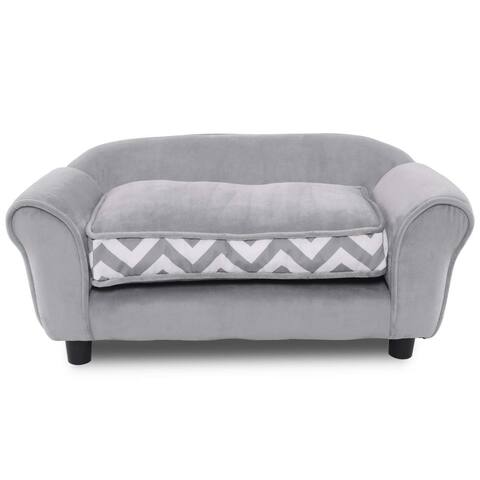 Dog Sofas Chair Beds Online At Our Best Gymax Gray Pet Dog Puppy Sleeping Bed Sofa W Cushion