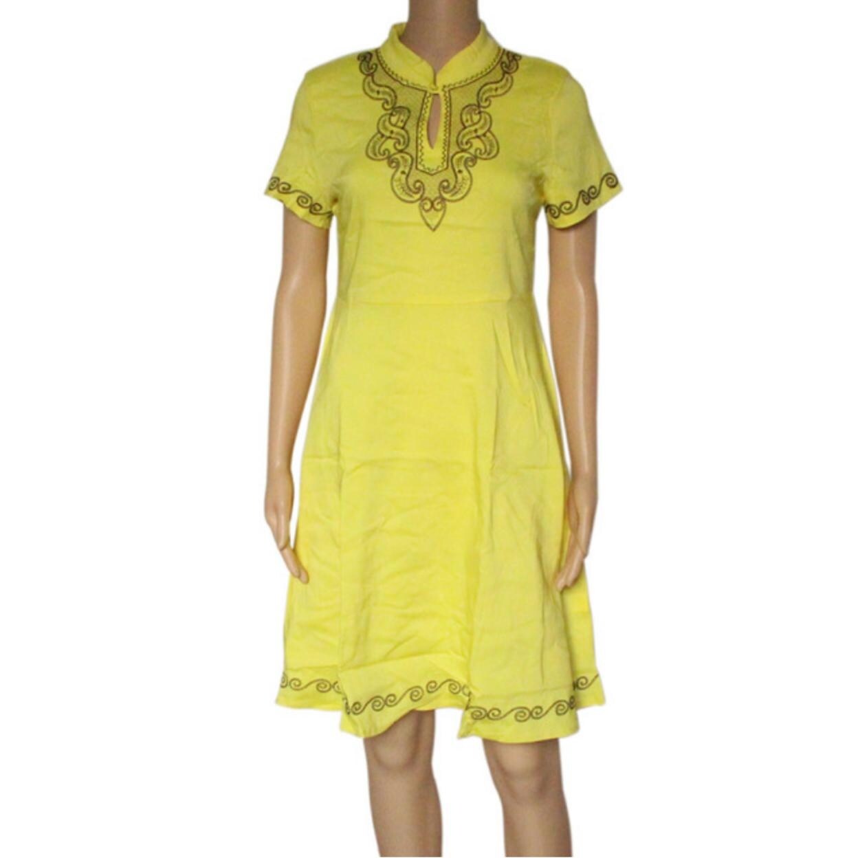 Shop Stylish Vintage 70s Embroidered Dashiki Dress Caftan Boho