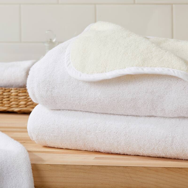 Luxurious Cotton Two-Toned Reversible Towel Set
