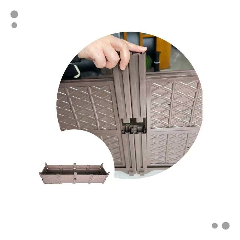 Garden Planter Box with Drainage Tray for Balcony Patio Porch Living