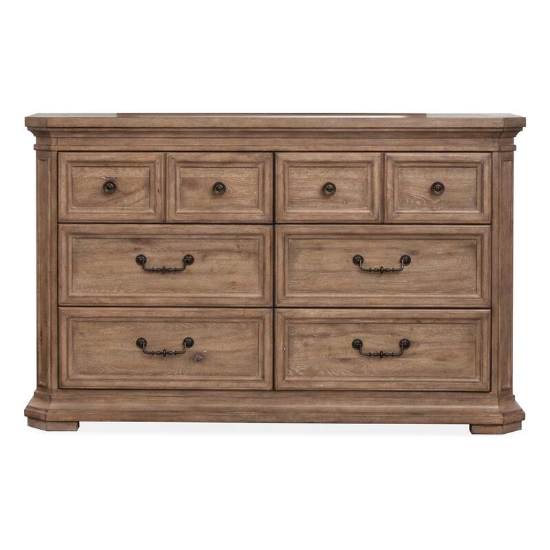 Magnussen Home Adler Court Florentine Walnut Drawer Dresser