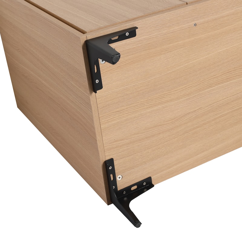 Bathroom Vanity Base with Basin and 2 Doors