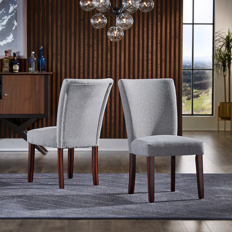 Cannes Upholstered Parson Dining Chair (Set of 2) by iNSPIRE Q Bold