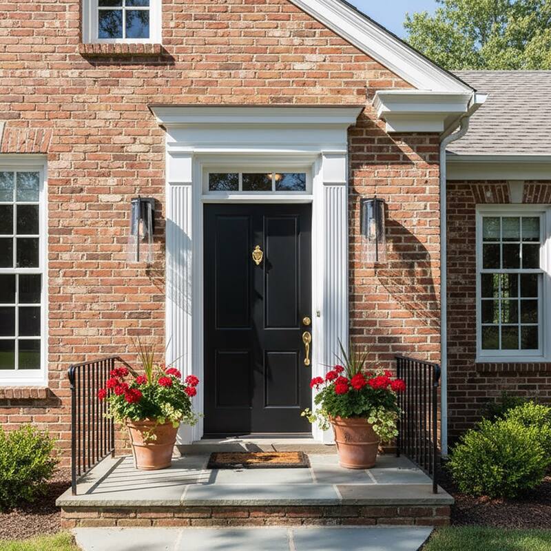 Artcraft Portofino - 1-Light Outdoor Wall Light - Black