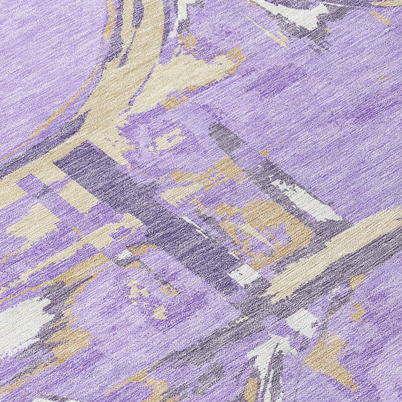 Machine Washable Indoor/ Outdoor Chantille Contemporary Rug