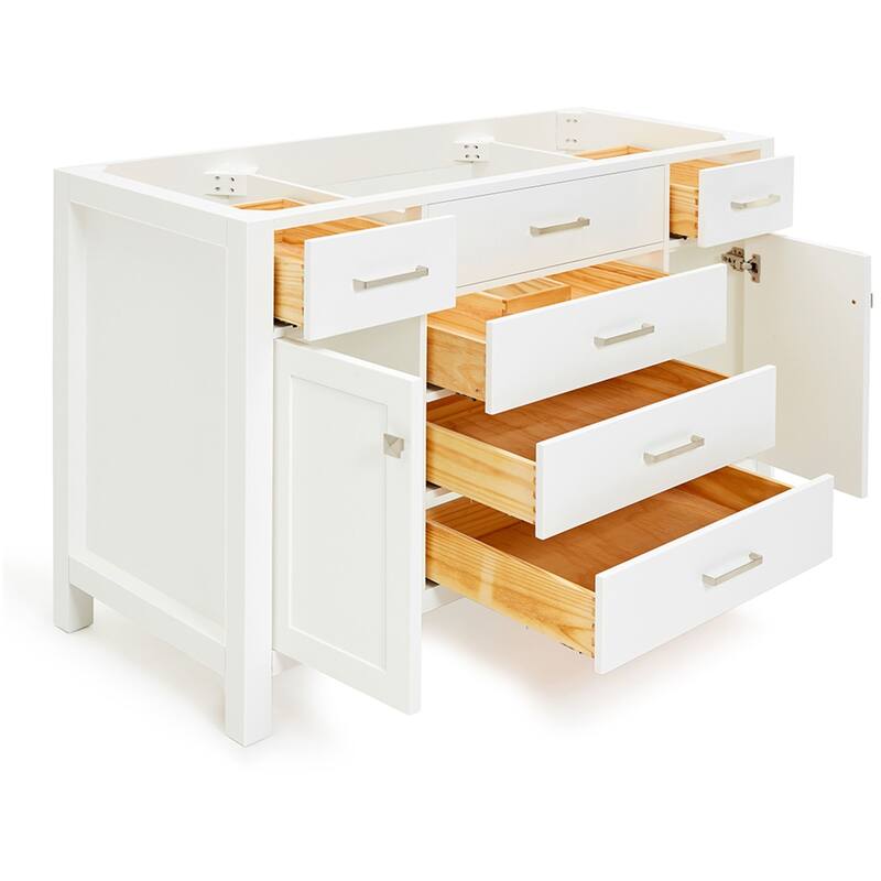 Ariel H054S-BC Bristol 54" Single Free Standing Vanity Cabinet Only