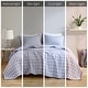 preview thumbnail 23 of 28, Madison Park Raine 3 Piece Reversible Matelasse Coverlet Set