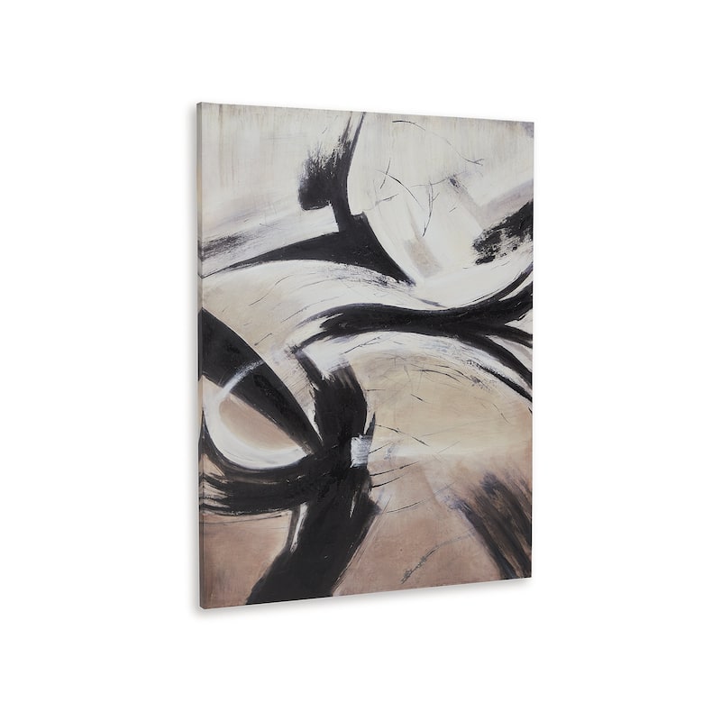 Signature Design by Ashley Braidage Brown/Black/White Wall Art