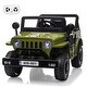 preview thumbnail 13 of 16, 12V Kids Ride On Truck Car with Remote Control Green
