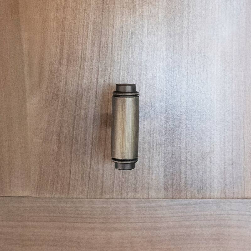 RK International Cylinder 1-5/8 Inch Bar Cabinet Knob