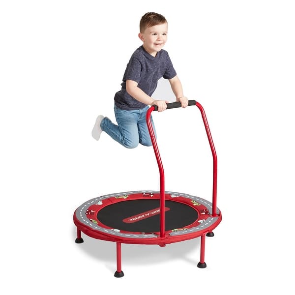 slide 2 of 10, 2-in-1 Kids' Trampoline in Red