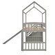preview thumbnail 29 of 30, Twin Loft Bed with Two Drawers and Slide, House Bed with Slide