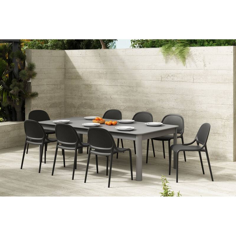 Shay Stackable Plastic Chair for Indoors or Outdoors - Set of 2