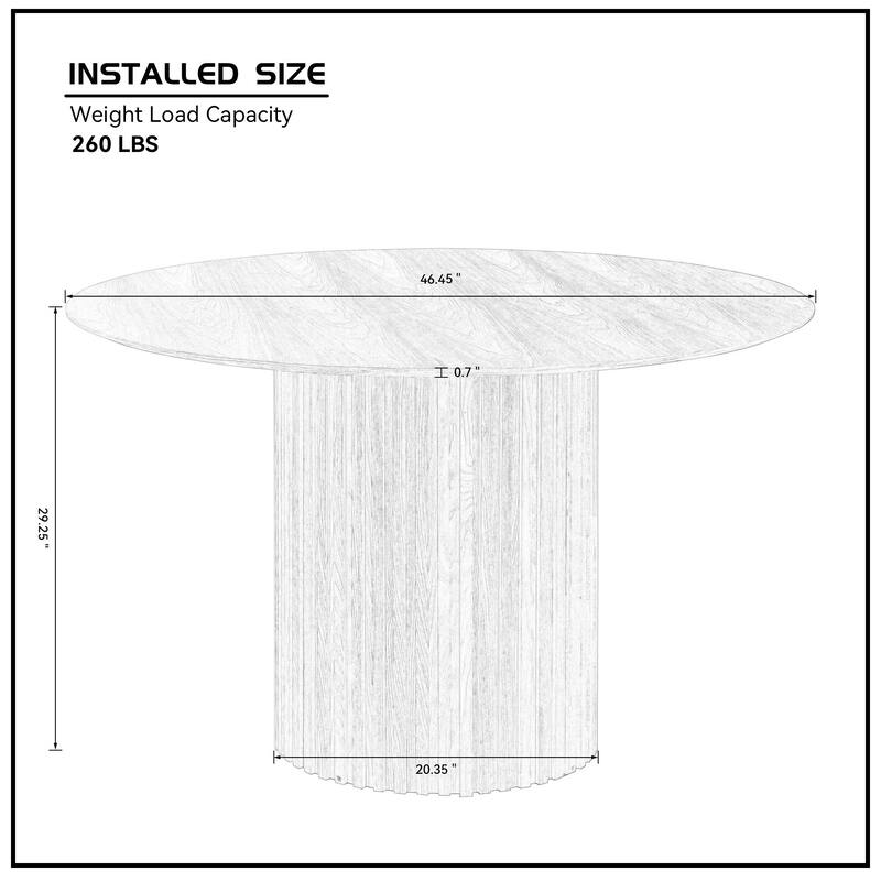 Mdf Dining Table For Dining Room Round Dinner Tables