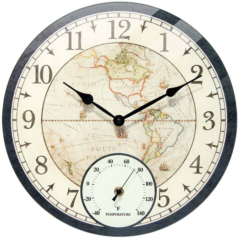 Orbis All Weather Clock - 14 x 2 x 14