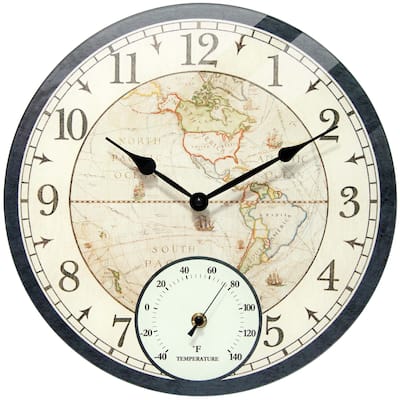 Orbis All Weather Clock - 14 x 2 x 14
