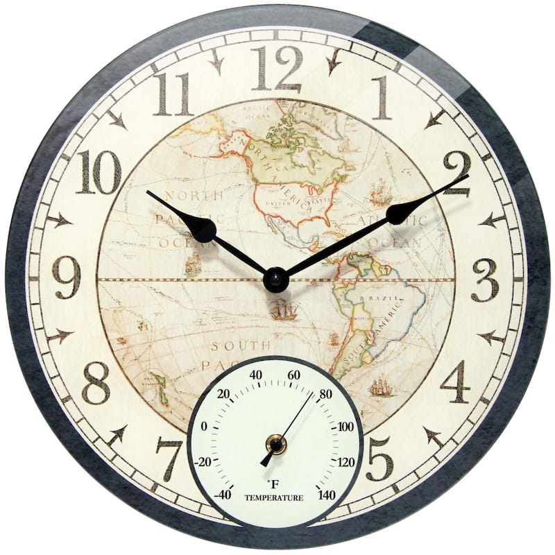 Orbis All Weather Clock - 14 x 2 x 14
