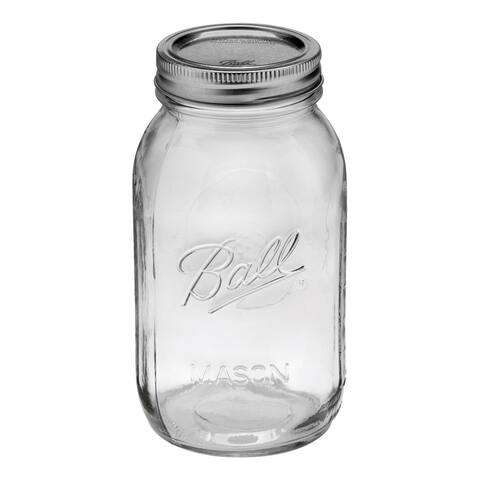 Ball 62000 Regular Mouth 1-quart Mason Jars (Set Of 12)
