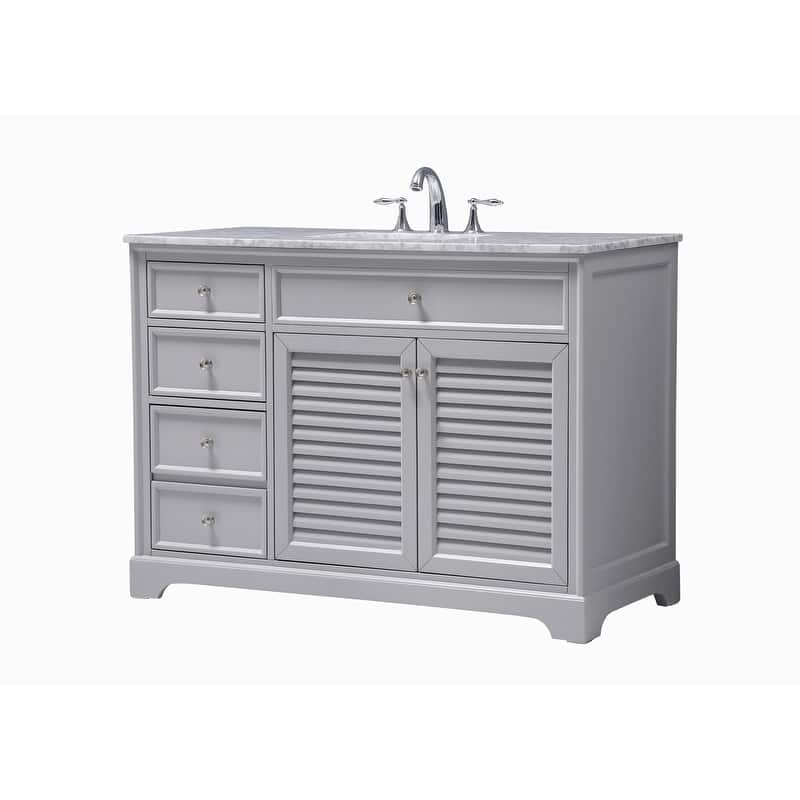 Contemporary 48" Single Bathroom Vanity Set