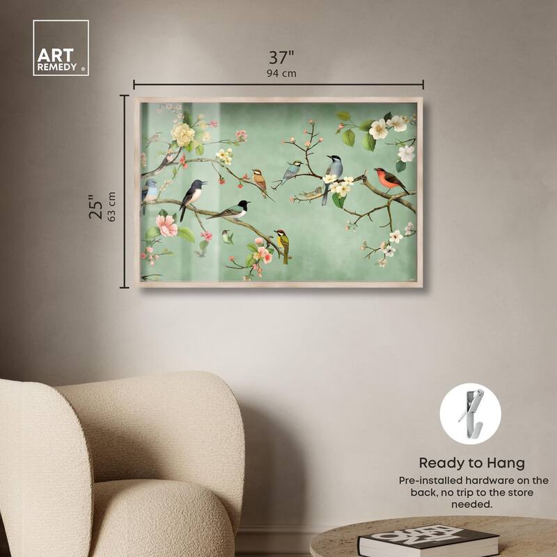 Restful View Shadowbox by Art Remedy