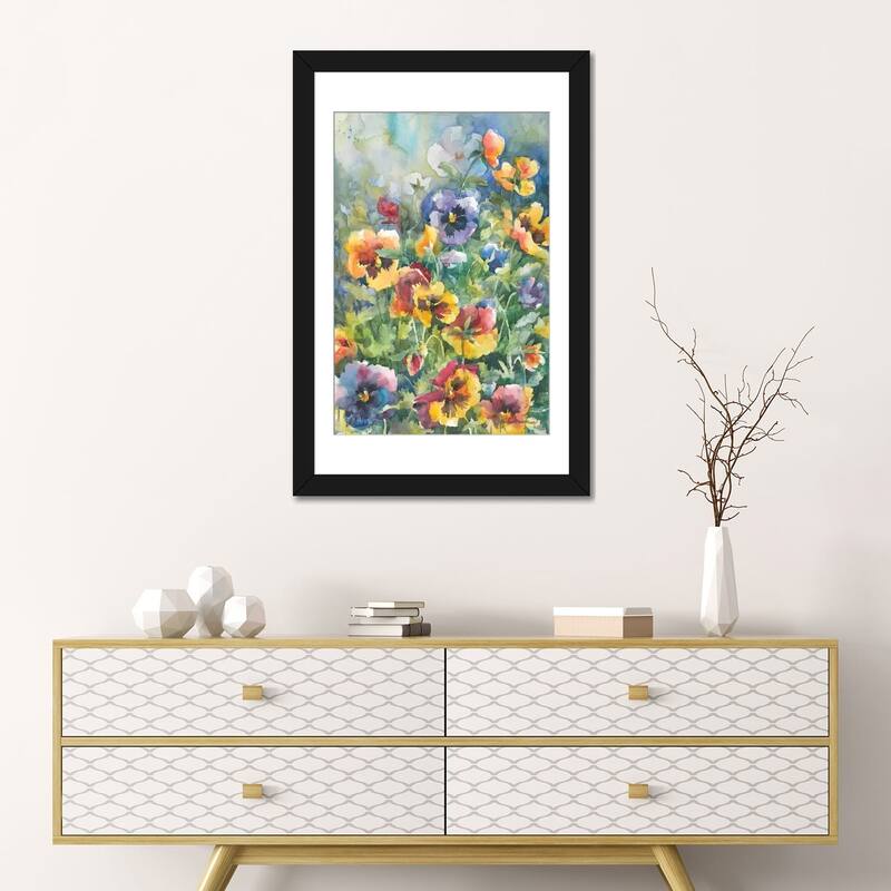 iCanvas "Picture Perfect Pansies" by Annelein Beukenkamp