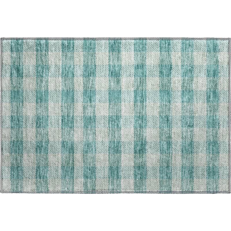 Premium Washable Super Soft Plaid Mayfield Rug