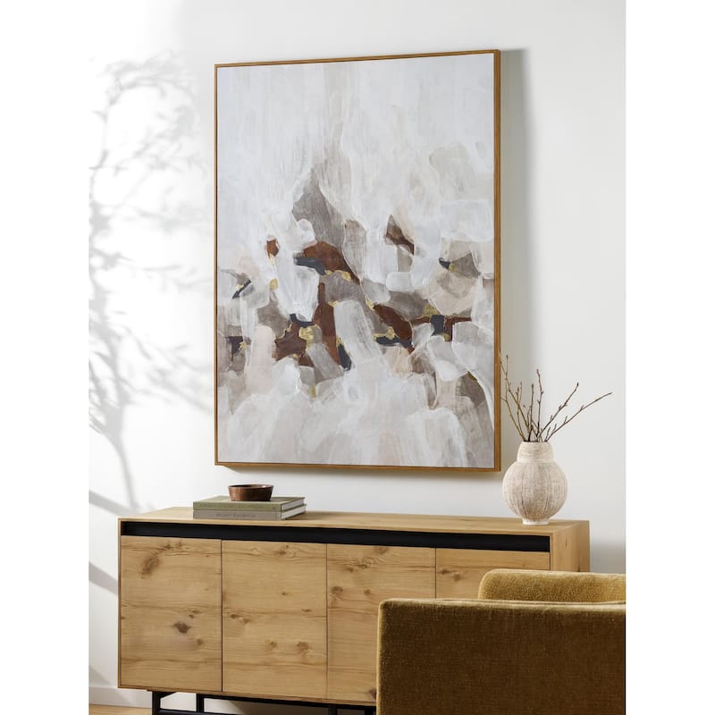 Livabliss Kalahari Modern Framed Art - Brown - Plastic