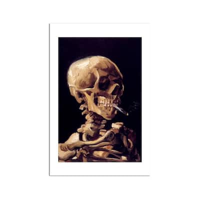 Head Of A Skeleton Fine Art by Vincent van Gogh - Multi