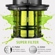 preview thumbnail 5 of 5, Aobosi Masticating Juicer Machine, 2-In-1 Cold Press Juicer with Large Feed Chute for Juice & Ice Cream