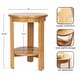 preview thumbnail 54 of 117, Kate and Laurel Foxford Round Wood Side Table