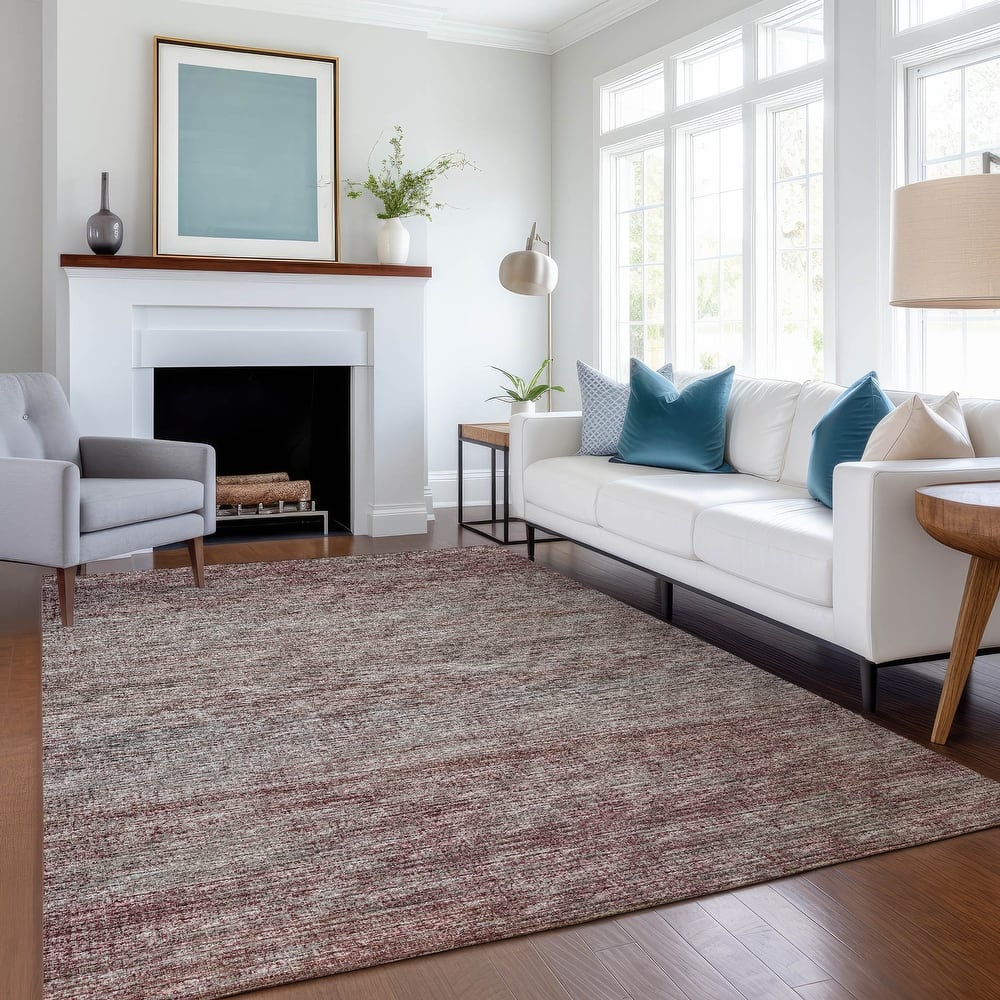 Premium Washable Super Soft Solid Ombre Mayfield Rug