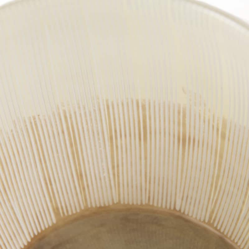 Agnetha Gold And Cream Glass Vase (14")