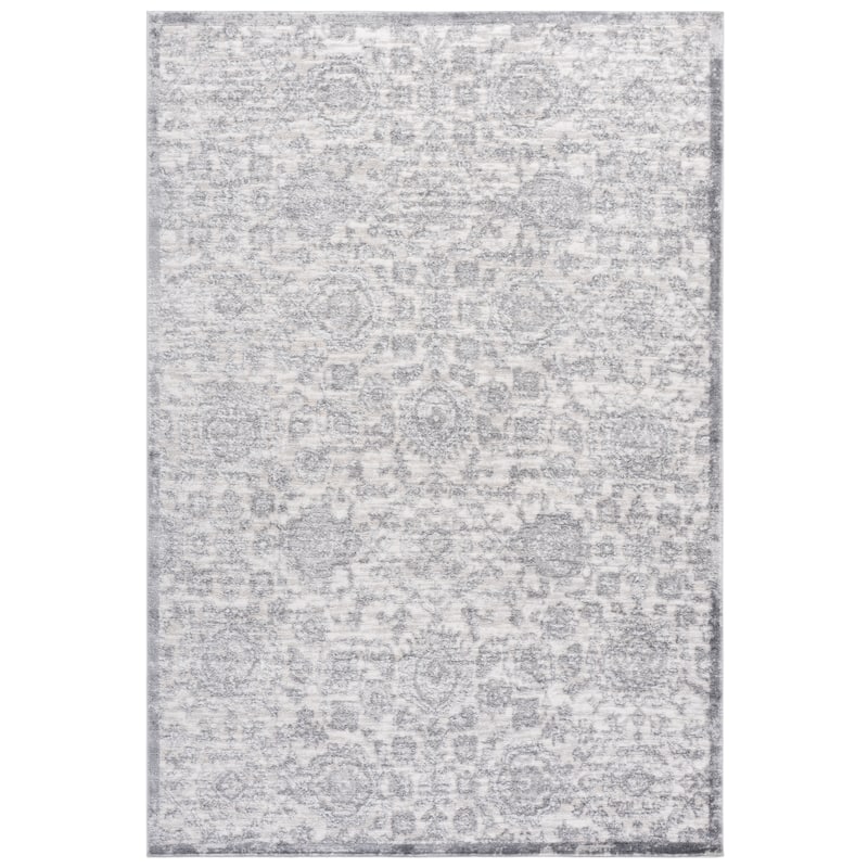 SAFAVIEH Flint Jessie Modern Rug - 5'3" x 7'6" - 5'3" x 7'6" - Grey/Light Grey