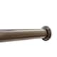 1-inch Adjustable Tension-mounted Shower or Window Curtain Rod - 42"-72" - Oil-rubbed Bronze/ORB