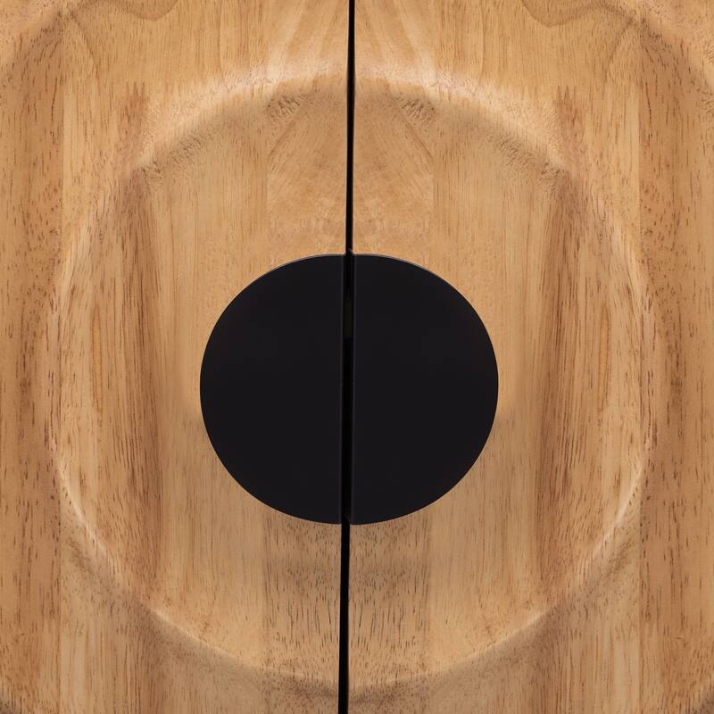 Modern water wave door design adjustable divider dining cabinet