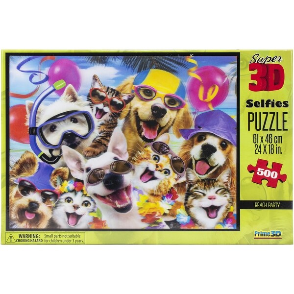 Shop 3d Jigsaw Puzzle Howard Robinson 500 Pieces 24 X18 Beach