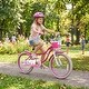 preview thumbnail 4 of 8, Gymax 20'' Girls Bike w/Removable Basket Streamers Hand Brake & - Rose Red