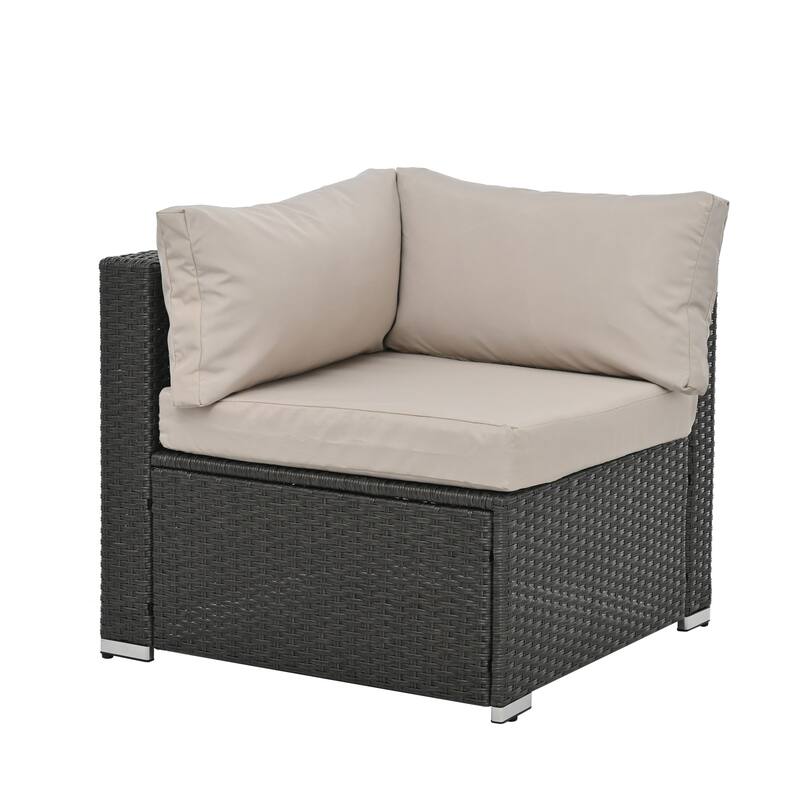 Outdoor Wicker Weaving Conversation Combo Set of 7